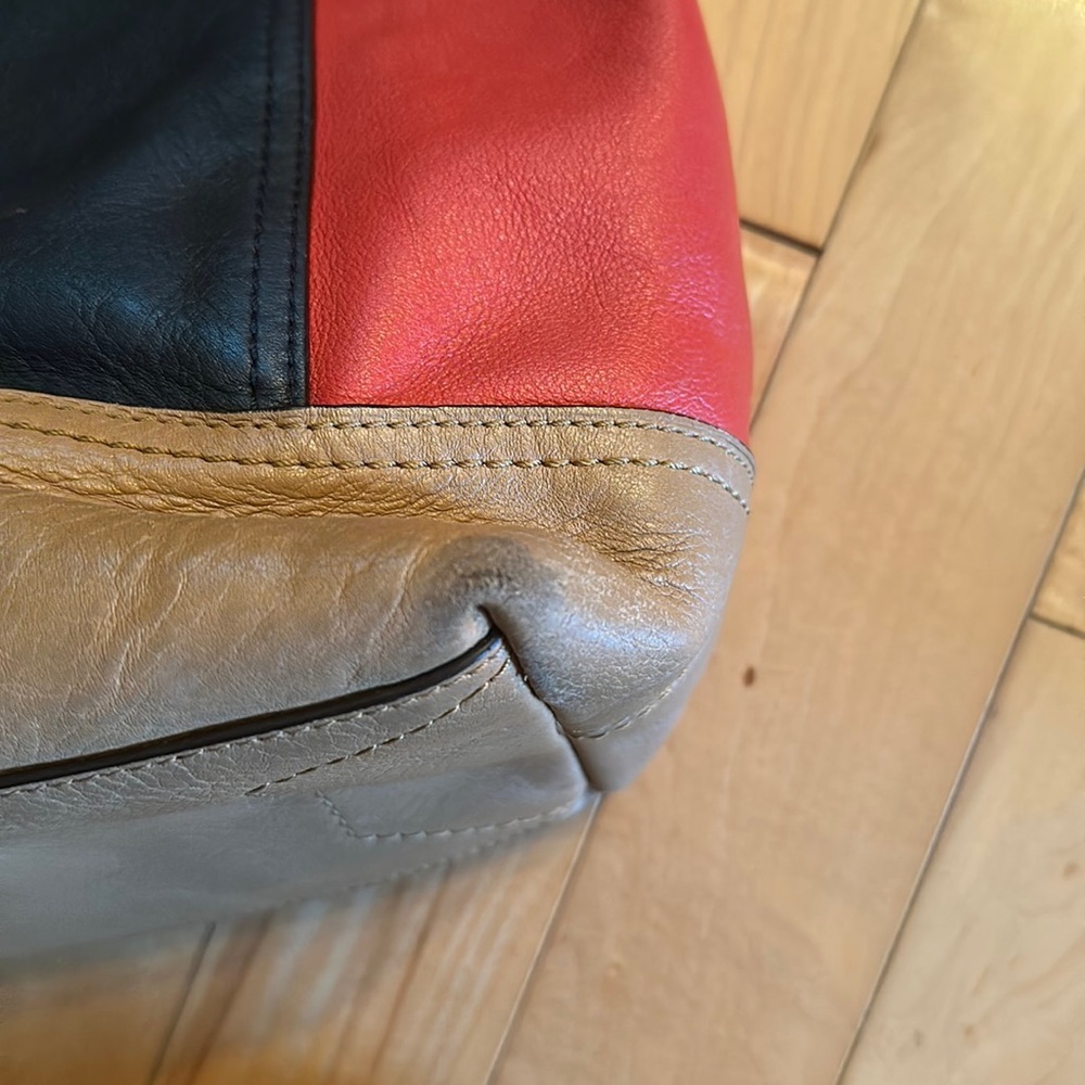 Coach Rugby Legacy Leather Colour Block Bag - Picture 16 of 16